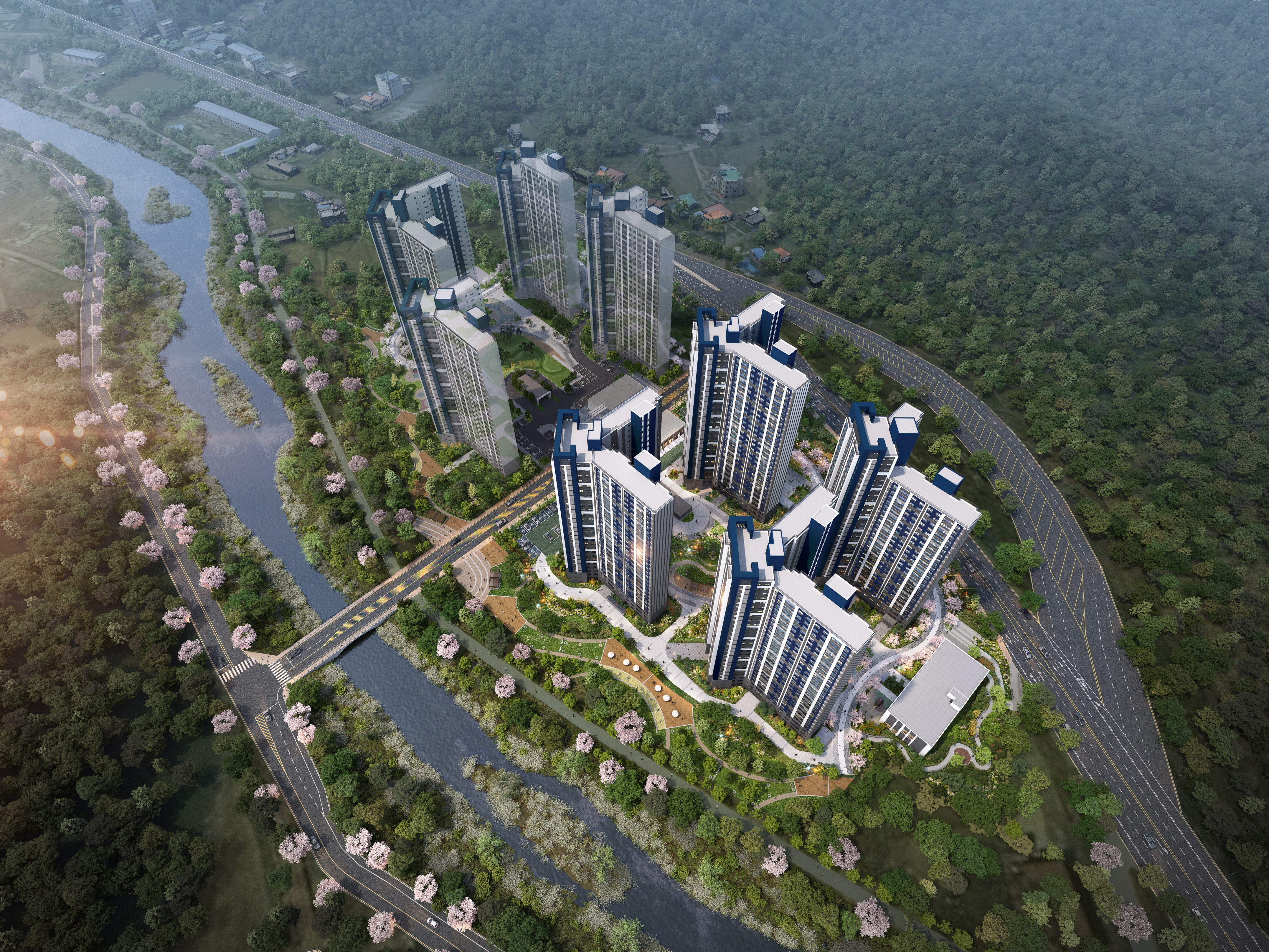 천안 벽산블루밍 파크포레 조감도